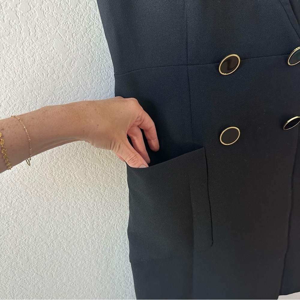 Veronica Beard Doreen Suit Black Mini Dress SZ US 4 - Picture 3 of 8